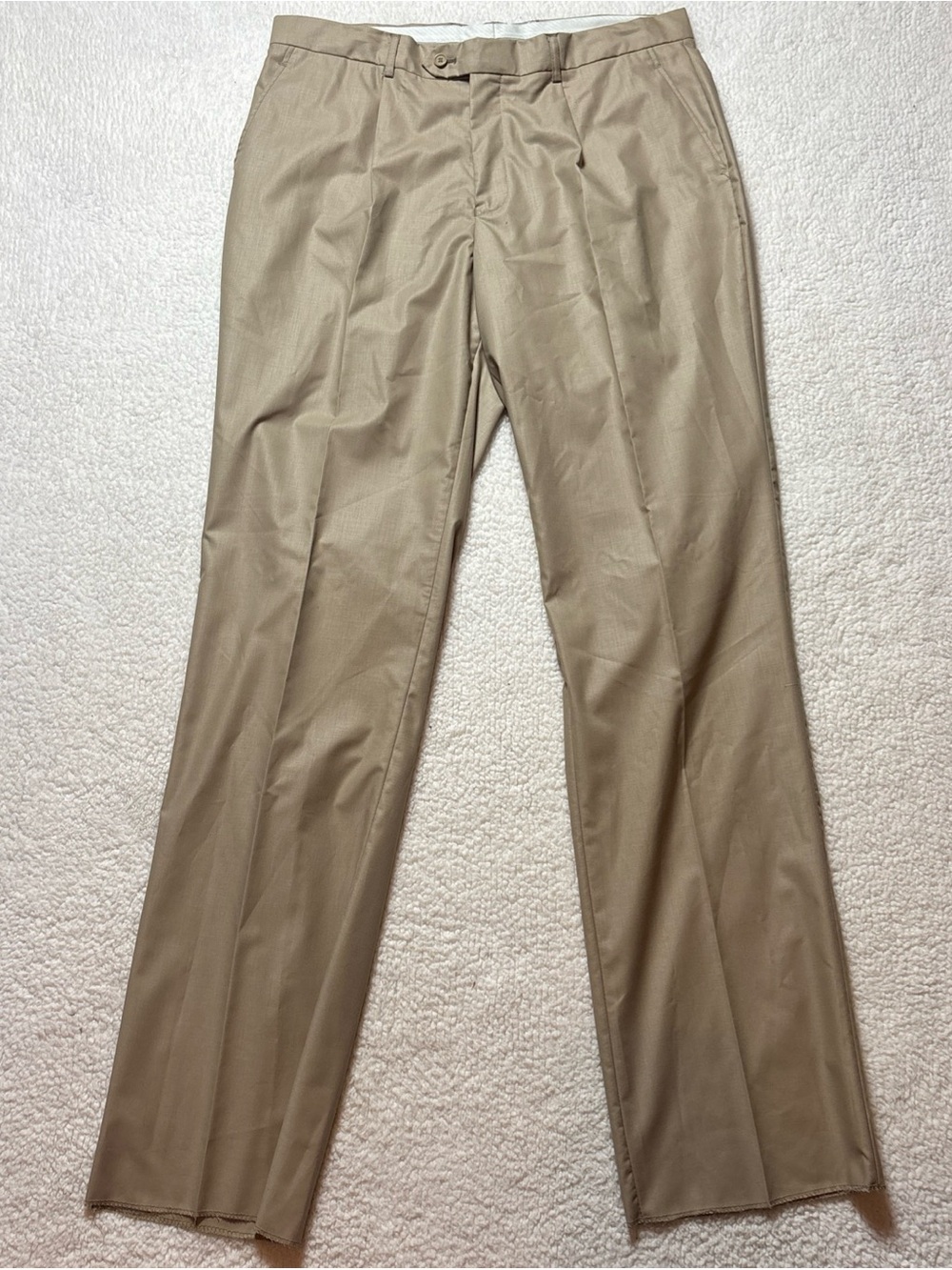 Tesori Men's Straight-Leg Chinos in Khaki